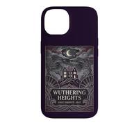 Custodia per iPhone 14 Wuthering Heights, Catherine Earnshaw e Heathcliff, Bronte