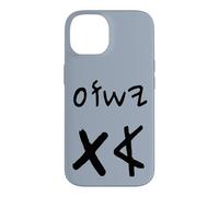 Custodia per iPhone 14 Yeshua Aleph Tav Gesù Primo Ultimo in Ebraico Paleo (nero)