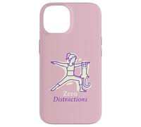 Custodia per iPhone 14 Yoga Pose Cat Lover Illustration | Zero Distractions