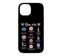 Custodia per iPhone 14 You Are Flower Beautiful Christian Religious Bible Verse