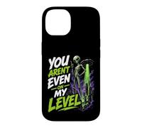 Custodia per iPhone 14 You are 't even on my level divertente alieno UFO Graphic