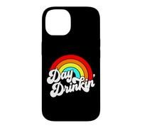 Custodia per iPhone 14 You Had Me At Day a bere Retro Beach Summer Rainbow Fun