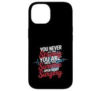 Custodia per iPhone 14 You Never Know Until You Survive Heart Surgery -