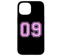 Custodia per iPhone 15 09 Numero Nove Sport Varsity College Girl Matching