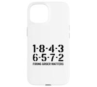 Custodia per iPhone 15 1-8-4-3-6-5-7-2 Questioni di ordine di sparo 18436572 V8 Big Block