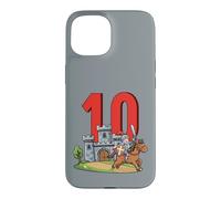 Custodia per iPhone 15 10 Anni Bambini Compleanno Guerriero Ragazzo Cavaliere Medievale