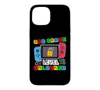 Custodia per iPhone 15 3rd grade Level Unlocked Gamer Back to School Boy