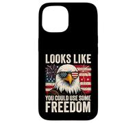 Custodia per iPhone 15 4th July US Flag Meme Looks Like You Could Use Some Freedom