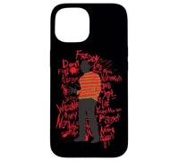 Custodia per iPhone 15 A Nightmare on Elm Street Don't Fall Asleep
