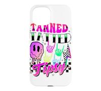 Custodia per iPhone 15 Abbronzato tatuato brillo vacanze estive citazione divertente