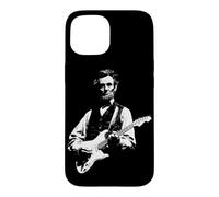Custodia per iPhone 15 Abraham Lincoln Suona la Chitarra Vintage Rock & Roll Chitarrista