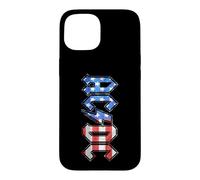 Custodia per iPhone 15 AC/DC Old Glory Bandiera Americana Logo