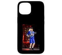 Custodia per iPhone 15 AC DC Rock Legend Schoolboy Chitarra Solo Stage