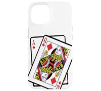 Custodia per iPhone 15 Ace & Queen of Diamonds 21st Birthday Twenty One Years Old