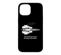 Custodia per iPhone 15 Acoustic Guitar Earth Has Music For Those Who Listen