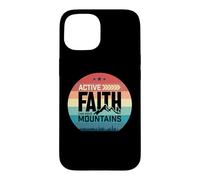 Custodia per iPhone 15 Active Faith Can Move Mountains Christian Men Women Kids