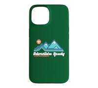 Custodia per iPhone 15 Adventure Ready Scouting America Outdoor Mountains Hiking