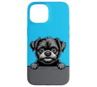 Custodia per iPhone 15 Affenpinscher - Scimmietta tascabile divertente per amanti dei cani