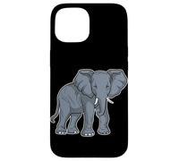 Custodia per iPhone 15 Africa - India - Animali - Elefante