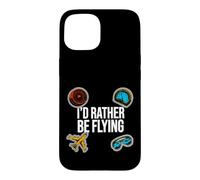 Custodia per iPhone 15 Airplane Pilot Aviator I'd Rather Be Flying