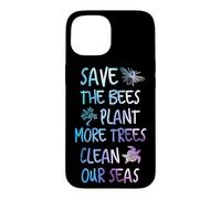 Custodia per iPhone 15 Aiuta più api a piantare più alberi a pulire i nostri mari terra