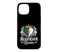 Custodia per iPhone 15 Algerian Queen Algeria Flag Proud Algerian Woman