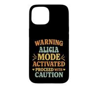 Custodia per iPhone 15 ALICIA Personalized Women's Gift Custom ALICIA