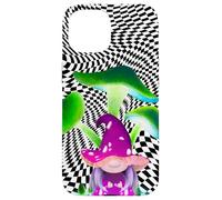 Custodia per iPhone 15 Alt Gnome Scacchiera Fungo Art