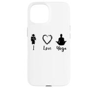 Custodia per iPhone 15 Amante dello yoga - Amo lo yoga