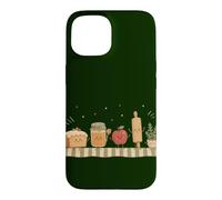 Custodia per iPhone 15 Amanti della cottura retrò Cucina Doodle Friends