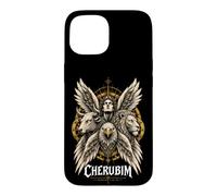 Custodia per iPhone 15 Angelo Biblico Cherubino Ezechiele Quattro Volti Arte