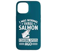 Custodia per iPhone 15 Angler ero normale tre punti di pesca al salmone fa Fisher