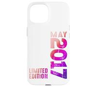 Custodia per iPhone 15 Anno 2017 Mese Di Maggio 2017 Retro 2017 Vintage 2017