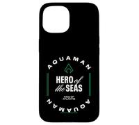 Custodia per iPhone 15 Aquaman Eroe dei mari Re di Atlantide Comics DC