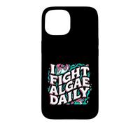 Custodia per iPhone 15 Aquarium Hobbyist I Fight Algae Daily