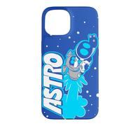 Custodia per iPhone 15 Astro Bot with Dog Rocket Space Exploring Video Game