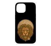 Custodia per iPhone 15 Attrezzatura Leo Steampunk Zodiac Lion