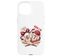 Custodia per iPhone 15 Avevo 6 anni Adesso sono 7 Birthday Baseball Boys Kids 67 Meme