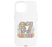 Custodia per iPhone 15 Avevo sei anni ora sono sette Easter 67 Meme 7th Birthday