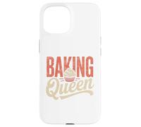 Custodia per iPhone 15 Baking Queen Crowned Chef Cute Baking Lover