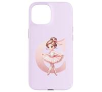 Custodia per iPhone 15 Ballerina Ragazza Danza Nome Prima Lettera C Ragazza Tutu Ballet