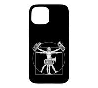 Custodia per iPhone 15 Banda Musicale Euphonium DA Vinci Euphonium Vintage