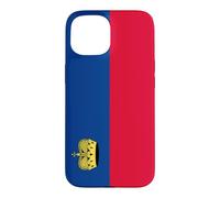 Custodia per iPhone 15 Bandiera del Liechtenstein