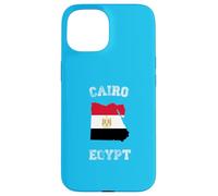 Custodia per iPhone 15 Bandiera dell'Egitto Distressed Cairo Pride