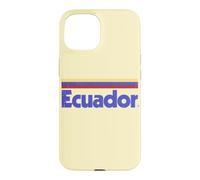 Custodia per iPhone 15 Bandiera Ecuador retrò giallo ecuadoriano