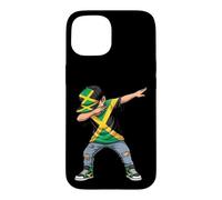 Custodia per iPhone 15 Bandiera giamaicana Dab Pose Caribbean Pride