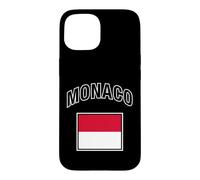 Custodia per iPhone 15 Bandiera Monaco