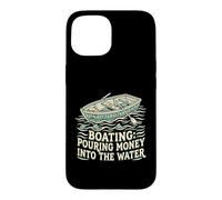 Custodia per iPhone 15 Barca versando soldi in acqua motoscafo capitano