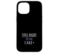 Custodia per iPhone 15 Barche notturne Starlight Crociera Barche Di Notte Calma Lago