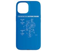 Custodia per iPhone 15 Batman Action Figure Anatomy